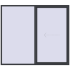 Preisgestaltung Terrassentüren 2400x2100 mm Patio door (REHAU Brillant Design)