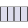 Prețuri Uși glisante de terasă 3700x2000 mm PATIO DOOR REHAU EURO 60
