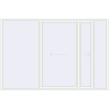 Preisgestaltung Terrassenschiebetüren 3300x2200 mm Patio door (REHAU Brillant Design)