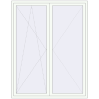 Pricing Balcony doors 1800x2300 mm BALCONY DOOR REHAU EURO 70 RAL 9016 Traffic white two-sided