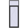 Preisgestaltung Balkon-Türen. 900x2500 mm KORSA BASE (REHAU Euro-Design 60) BALKON DOOR