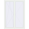 Preisgestaltung Balkon-Türen. 1500x2100 mm KORSA OPTIMUM (REHAU Euro 70) BALKON DOOR