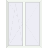 Pricing Balcony doors 1830x2400 mm BALCONY DOOR REHAU EURO 70 RAL 9016 Traffic white two-sided