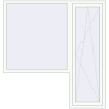 Prețuri Uși de balcon 2000x2100 mm BALCONY DOOR REHAU EURO 60