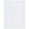 Pricing Balcony doors 1500x2050 mm BALCONY DOOR REHAU EURO 70 RAL 9016 Traffic white two-sided