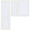 Prețuri Uși de balcon 2100x2200 mm BALCONY DOOR REHAU EURO 60