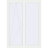 Pricing Balcony doors 1700x2400 mm BALCONY DOOR REHAU SYNEGO RAL 9016 Traffic white two-sided