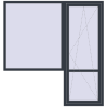 Prețuri Uși de balcon 2000x2100 mm BALCONY DOOR REHAU EURO 60