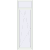 Pricing Balcony doors 820x2600 mm BALCONY DOOR REHAU SYNEGO RAL 9016 Traffic white two-sided