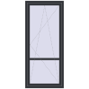 Pricing Balcony doors 930x2100 mm BALCONY DOOR REHAU EURO 60 ANTHRACITE_GREY_STRUKTURAL two-sided