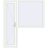 Pricing Entrance doors 1800x2100 mm DOOR KORSA OPTIMUM REHAU BRILLANT