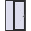 Prețuri Uși de intrare 1400x2100 mm OPTIMUM REHAU BRILLANT