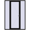 Pricing Entrance doors 1700x2400 mm DOOR KORSA ENERGY-SAVING REHAU SYNEGO
