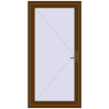 Pricing Entrance doors 1000x2000 mm DOOR KORSA ENERGY-SAVING REHAU SYNEGO WALNUT external