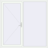 Pricing Entrance doors 2100x2100 mm DOOR KORSA OPTIMUM REHAU BRILLANT