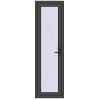 Pricing Entrance doors 650x2200 mm DOOR KORSA OPTIMUM REHAU BRILLANT BASALT_GREY two-sided