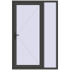 Pricing Entrance doors 1400x2100 mm DOOR KORSA ENERGY-SAVING REHAU SYNEGO