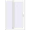 Pricing Entrance doors 1400x2100 mm DOOR KORSA OPTIMUM REHAU BRILLANT