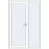 Tarification Portes d'entrée 1400x2100 mm ECO-ENERGIE (Ouverture vers extérieur REHAU Т118/60)