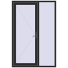 Preisgestaltung Haustüren 1400x2100 mm DOOR KORSA OPTIMUM (REHAU Brillant Design)