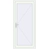 Pricing Entrance doors 900x2010 mm DOOR KORSA ALU STANDARD 72 RAL 9016 Traffic white two-sided