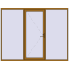 Pricing Entrance doors 2700x2100 mm DOOR KORSA ENERGY-SAVING REHAU SYNEGO LIGHT_OAK two-sided