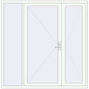 Prețuri Uși de intrare 2100x2130 mm OPTIMUM REHAU BRILLANT