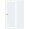 Tarification Portes d'entrée 1400x2100 mm OPTIMUM (REHAU Т118/70) ouverture vers l'extérieur