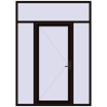 Pricing Entrance doors 1800x2500 mm DOOR KORSA OPTIMUM REHAU BRILLANT