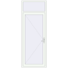 Pricing Entrance doors 980x2650 mm DOOR KORSA OPTIMUM REHAU BRILLANT RAL 9016 Traffic white two-sided