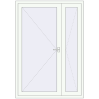 Pricing Internal doors 1400x2000 mm REHAU BASE 60 (Z74) RAL 9016 Traffic white two-sided