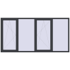 Pricing Tilt-and-Turn 2800x1400 mm KORSA OPTIMUM REHAU EURO 70
