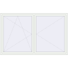 Pricing Tilt-and-Turn 2400x1500 mm KORSA ENERGY-SAVING REHAU SYNEGO MD RAL 9016 Traffic white two-sided