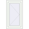 Pricing Tilt-and-Turn 500x900 mm KORSA OPTIMUM REHAU EURO 70 RAL 9016 Traffic white two-sided