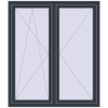 Prețuri Ferestre 1300x1500 mm BASE REHAU EURO 60