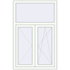 Pricing Tilt-and-Turn 920x1450 mm REHAU OPTIMUM EURO-DESIGN 70 RAL 9016 Traffic white two-sided