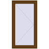 Pricing Tilt-and-Turn 775x1470 mm REHAU OPTIMUM EURO-DESIGN 70 WALNUT external