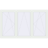 Pricing Tilt-and-Turn 2440x1450 mm KORSA OPTIMUM REHAU EURO 70 RAL 9016 Traffic white two-sided