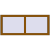 Pricing Tilt-and-Turn 1200x500 mm KORSA OPTIMUM REHAU EURO 70 GOLDEN OAK two-sided