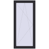 Pricing Tilt-and-Turn 900x2000 mm KORSA ENERGY-SAVING REHAU SYNEGO MD BLACK_ULTI-MATT two-sided