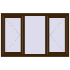 Pricing Tilt-and-Turn 1600x1000 mm REHAU OPTIMUM EURO-DESIGN 70 DARK_OAK two-sided
