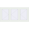 Pricing Tilt-and-Turn 1800x900 mm KORSA OPTIMUM REHAU EURO 70 RAL 9016 Traffic white two-sided