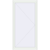 Pricing Tilt-and-Turn 1115x2188 mm KORSA OPTIMUM REHAU EURO 70 RAL 9016 Traffic white two-sided