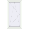 Pricing Tilt-and-Turn 700x1400 mm KORSA ENERGY-SAVING REHAU SYNEGO MD