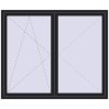 Pricing Tilt-and-Turn 1800x1500 mm KORSA ENERGY-SAVING REHAU SYNEGO MD
