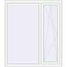 Pricing Tilt-and-Turn 1300x1500 mm KORSA OPTIMUM REHAU EURO 70 RAL 9016 Traffic white two-sided