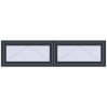 Pricing Tilt-and-Turn 2000x500 mm REHAU OPTIMUM EURO-DESIGN 70 ANTHRACITE_GREY_STRUKTURAL two-sided