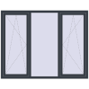 Pricing Tilt-and-Turn 1920x1500 mm KORSA BRILLANT DESIGN ANTHRACITE_GREY_STRUKTURAL external