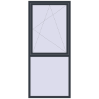 Pricing Tilt-and-Turn 1000x2300 mm REHAU ENERGY-SAVING SYNEGO MD ANTHRACITE_GREY_STRUKTURAL external