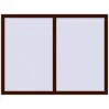 Prețuri Ferestre 1500x1130 mm BASE REHAU EURO 60 BLACK_CHERRY two-sided